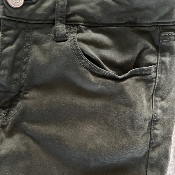 Women's American Eagle Super Stretch Jegging Green Jeans Size 8 - Picture 2 of 7